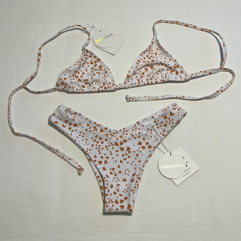 NWT Kulani Kinis Honey Hearts Bikini
